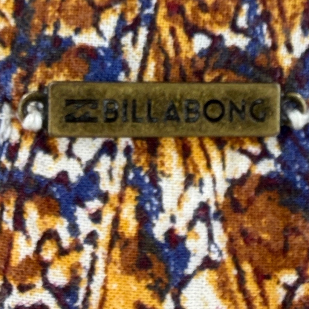 Billabong Boho Paisley Kimono Cardigan Womens Small Open Front Festival Duster - Picture 6 of 9